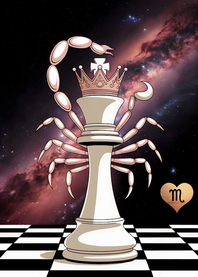 Scorpio Chess King in Space