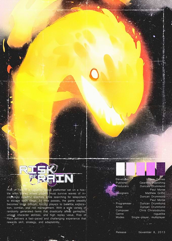 Risk of Rain Game Poster