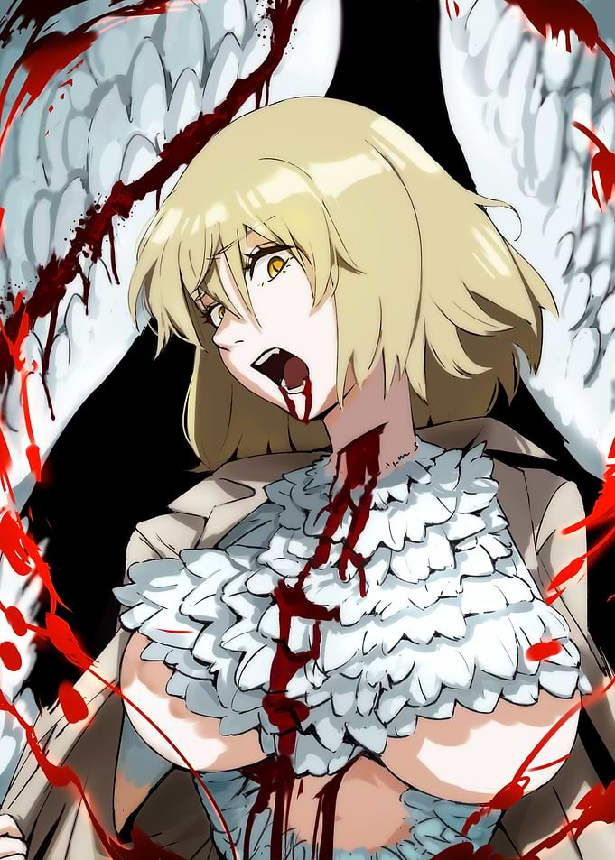 Bloody Angel Anime Girl