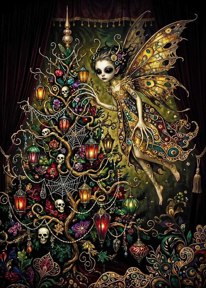 Gothic Fairy Christmas Tree