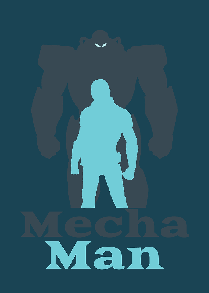 Mecha Man Illustration