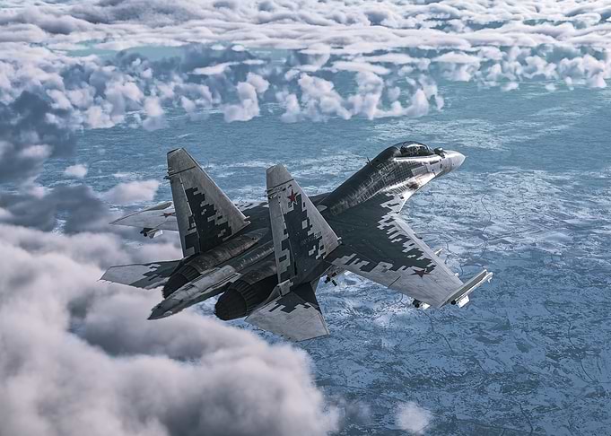 Sukhoi Su-30 Flanker in Flight