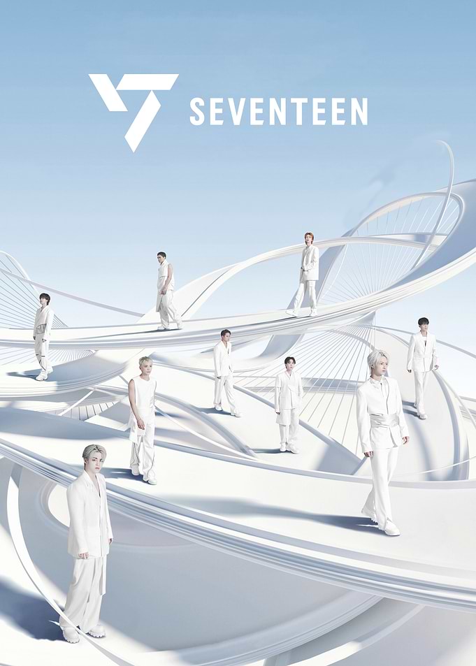 Seventeen group photo in white