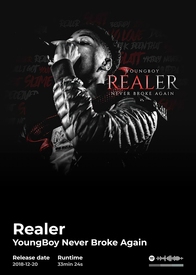 YoungBoy Never Broke Again Realer Album Cover