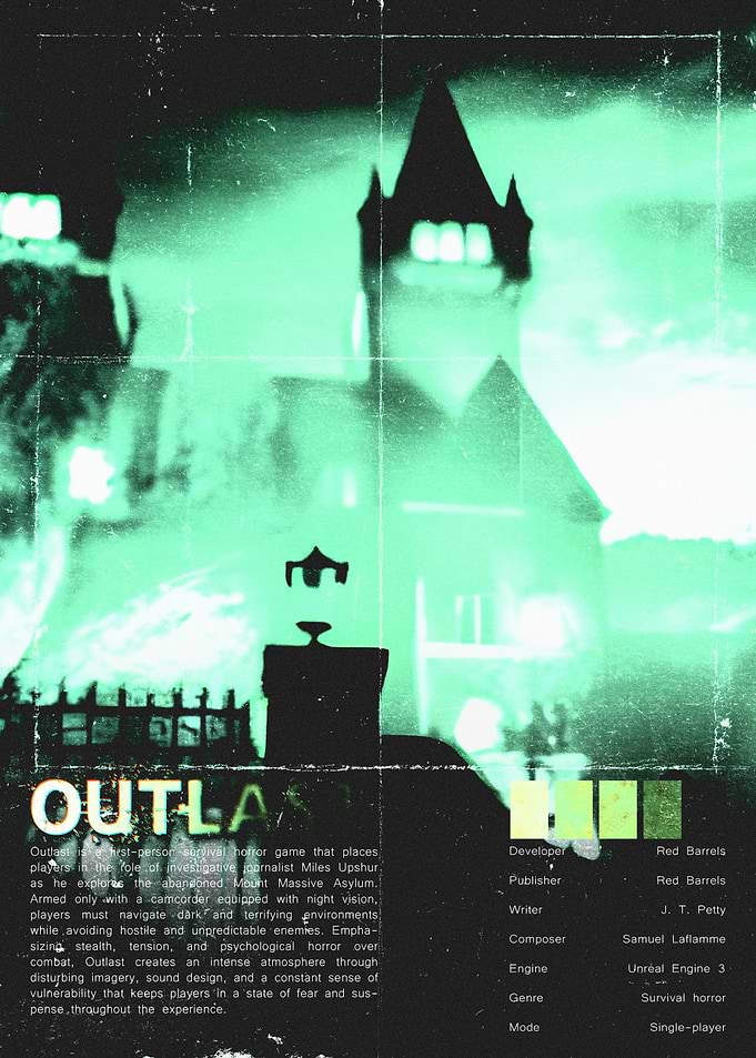 Outlast Game Cover Art