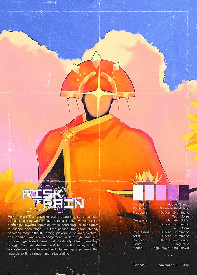 Risk of Rain Game Poster
