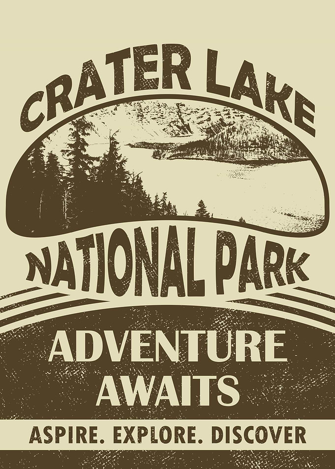 Crater Lake National Park: Adventure Awaits Poster