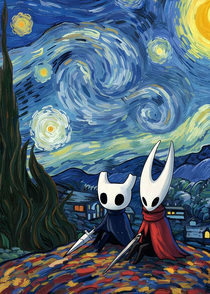 Hollow Knight Starry Night Parody