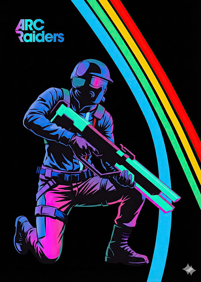 Arc Raiders Neon Soldier