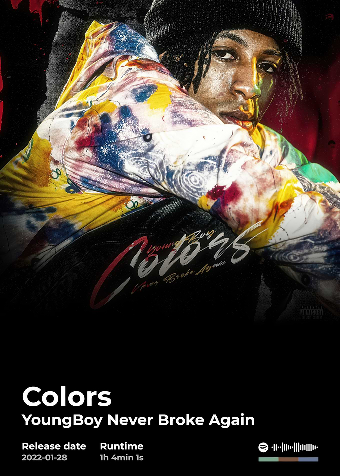 YoungBoy Never Broke Again - Colors album