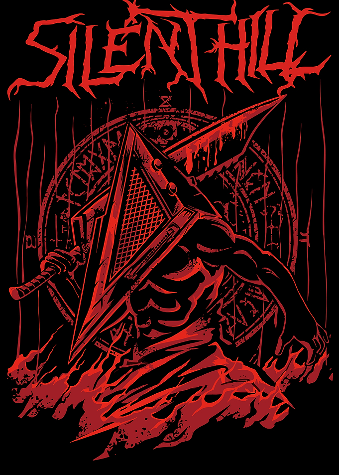 Silent Hill Pyramid Head Illustration