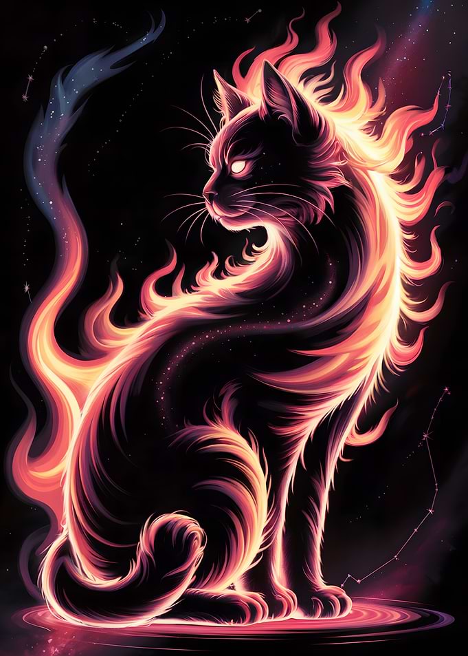 Celestial Fire Cat