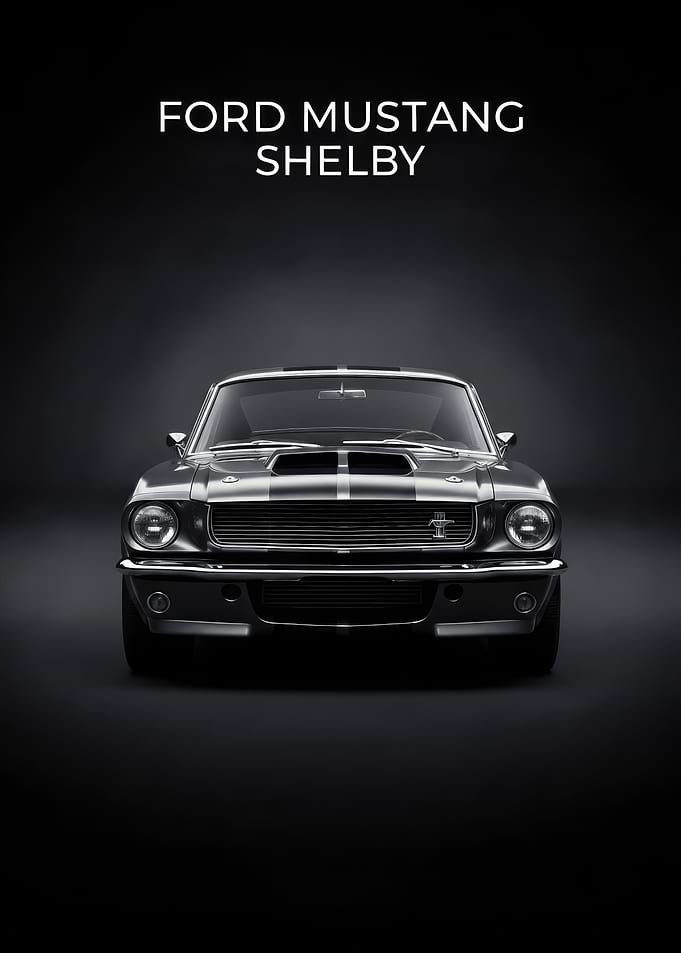 Ford Mustang Shelby poster