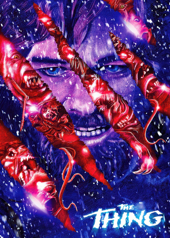 The Thing Movie Poster Art