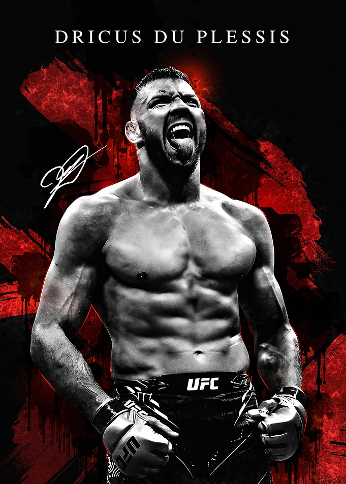 Dricus Du Plessis UFC Fighter Portrait