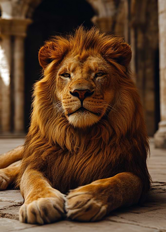 Majestic Lion Portrait