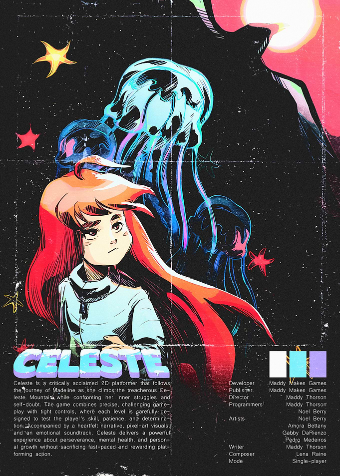 Celeste Game Poster