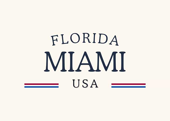 Florida Miami USA Classic Cream