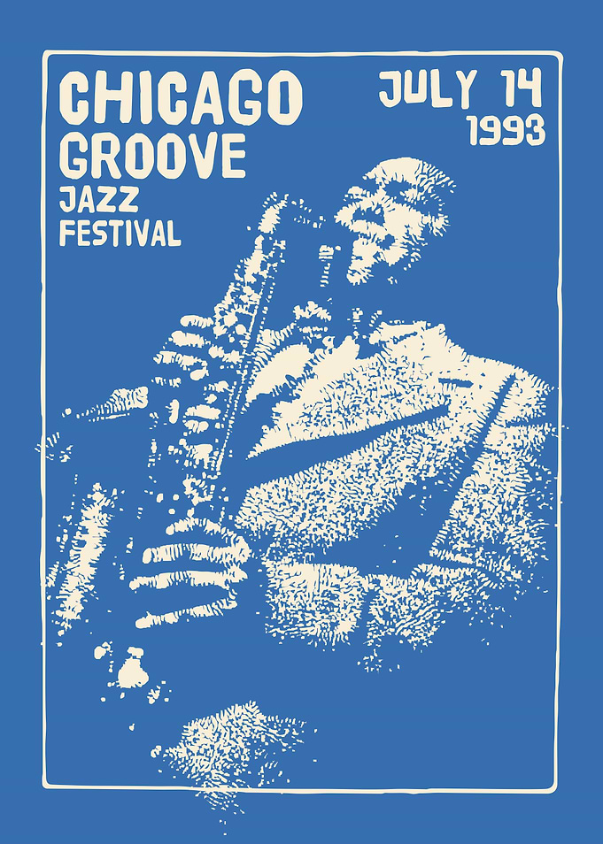 Chicago Groove Jazz Festival Poster