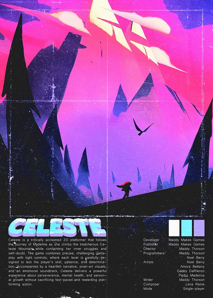 Celeste Game Poster