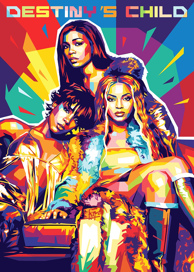 Destiny's Child Pop Art Portrait
