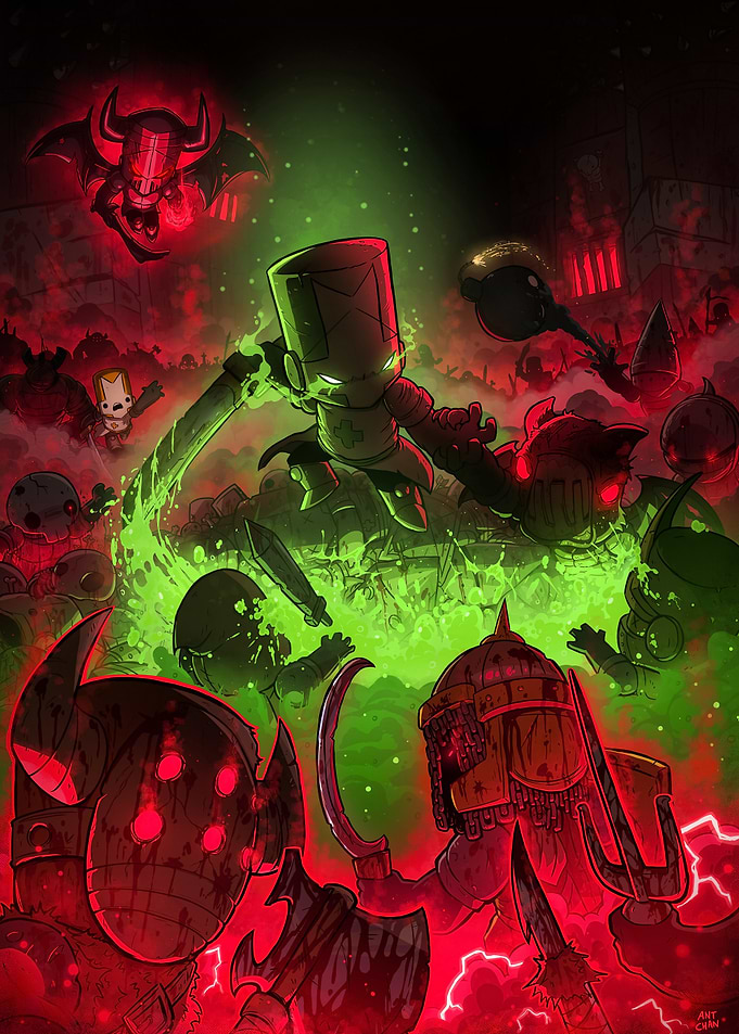 Castle Crashers Battle Scene