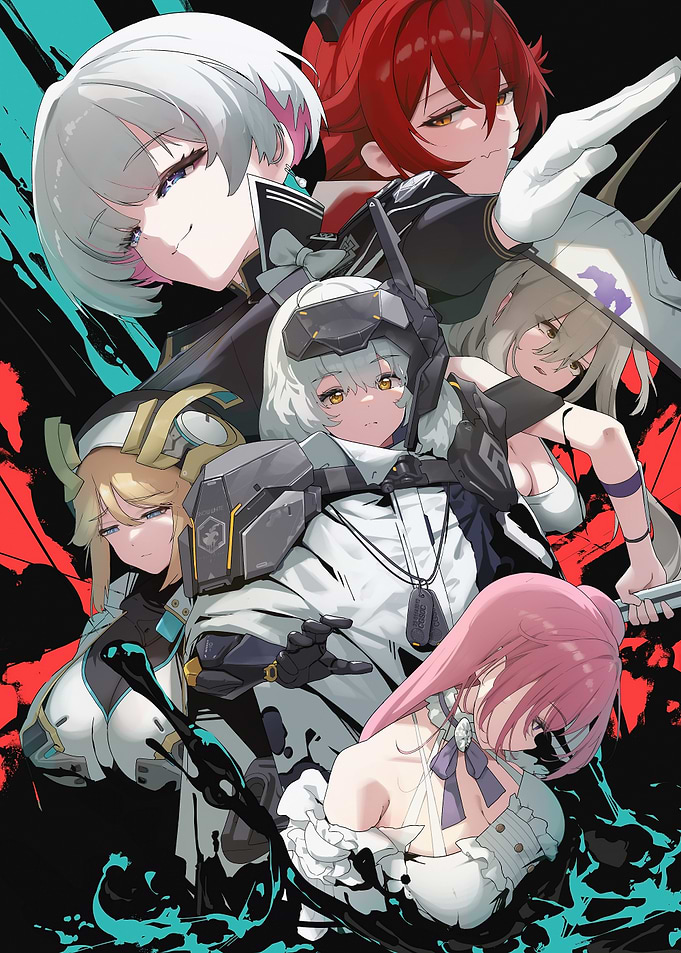 Anime Girls Group Portrait