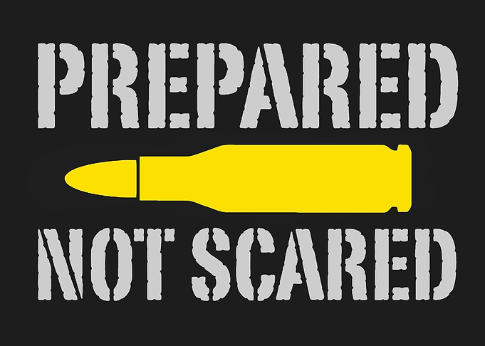 Prepared Not Scared Bullet Graphic