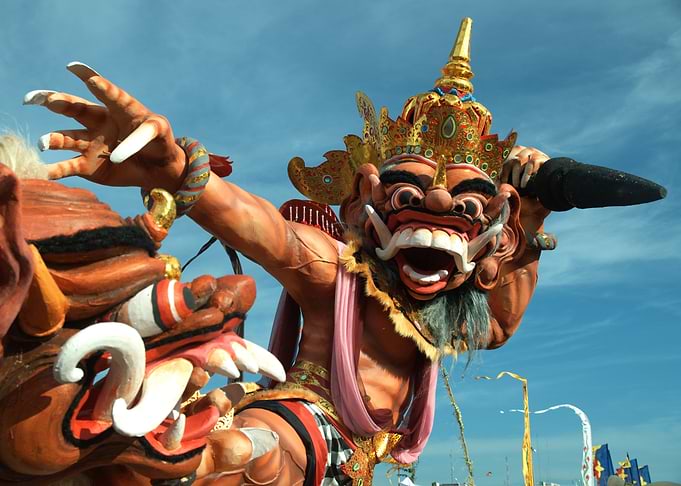 Balinese Ogoh-Ogoh Parade Statues