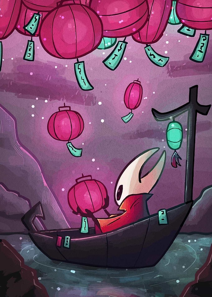 Hollow Knight Lantern Boat Ride