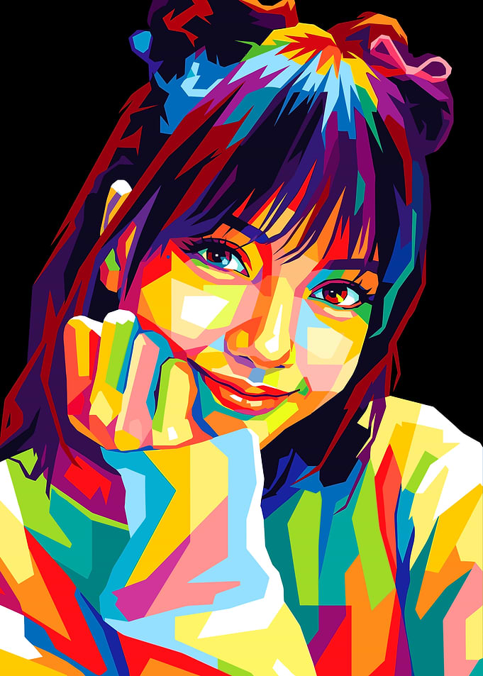 black pink lisa