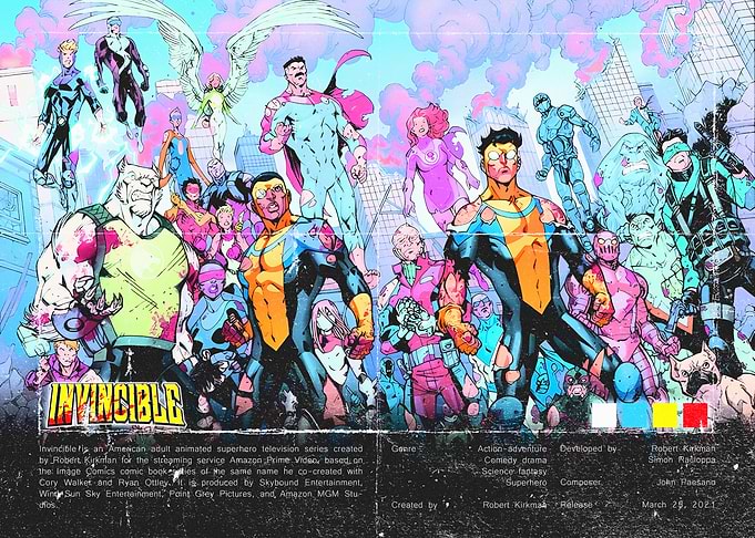 Invincible Comic Book Cover Art