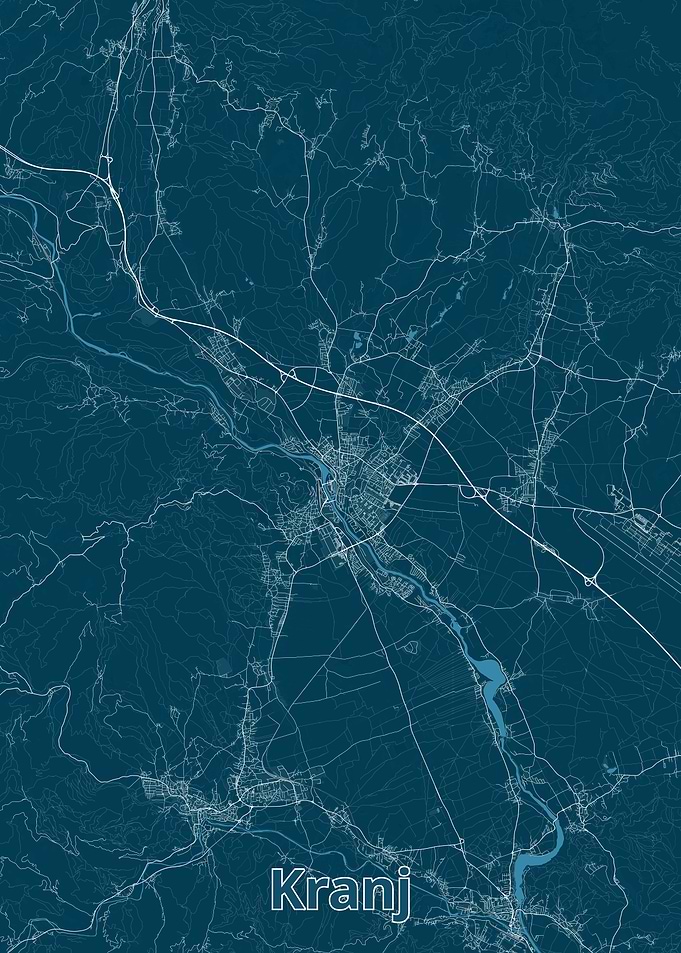 Kranj City Map