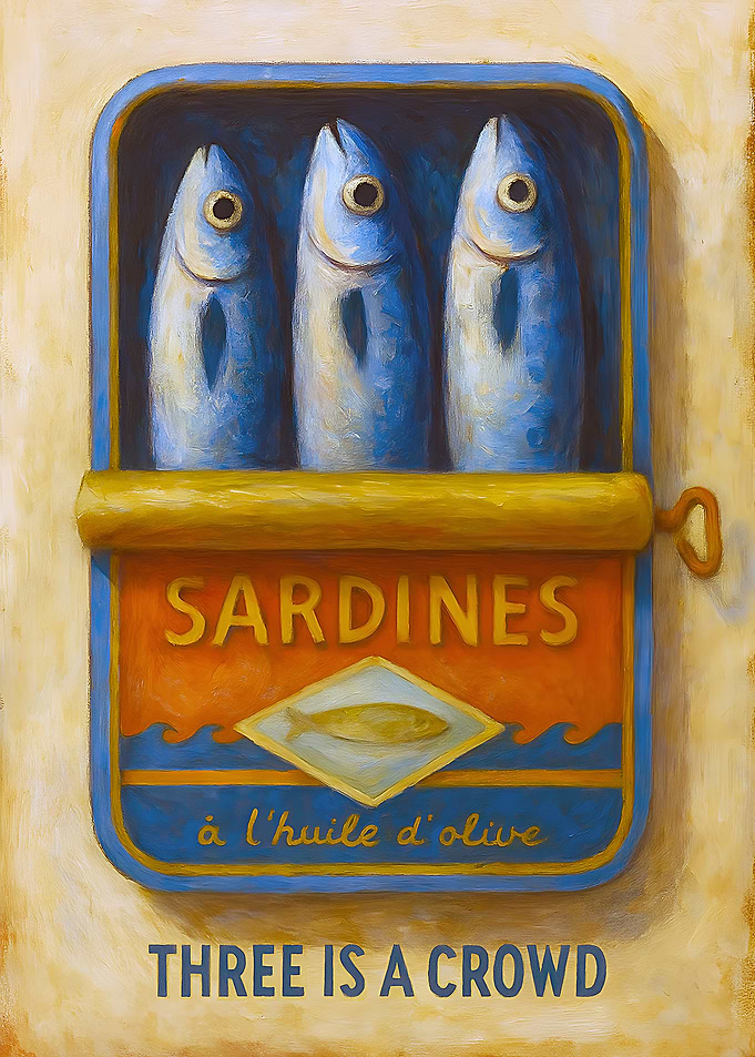 Sardines: Three is a Crowd