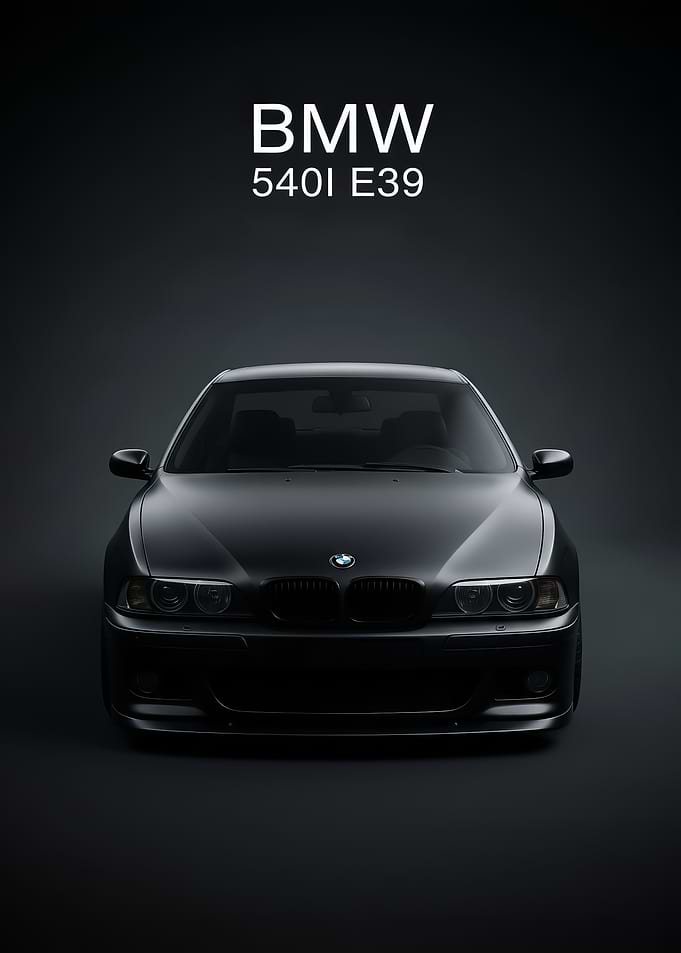 BMW 540i E39 Front View