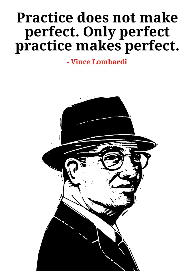 Vince Lombardi Quote Art
