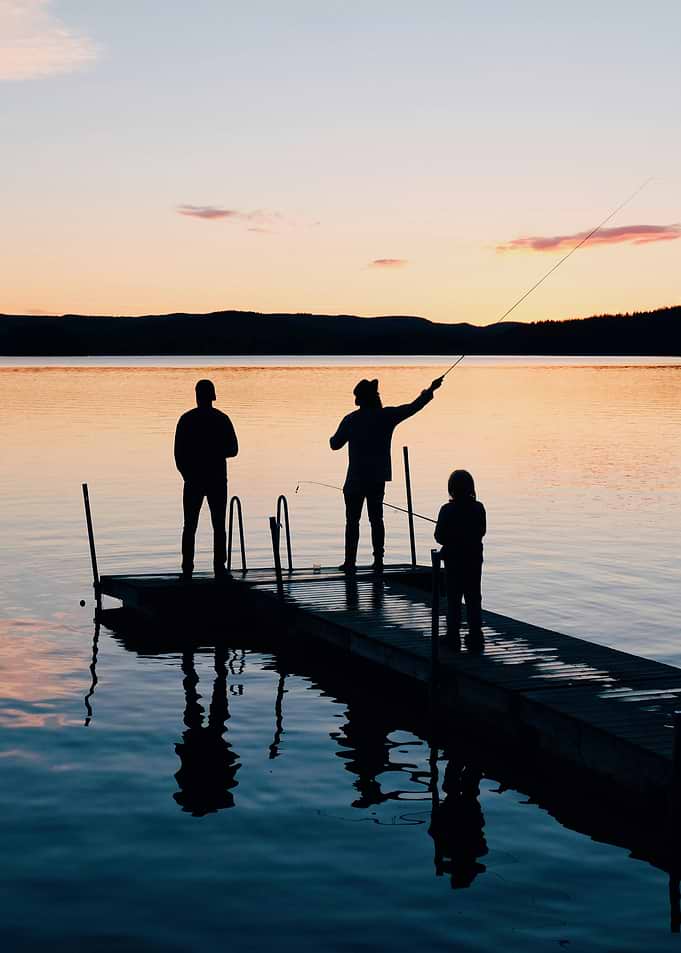 Fishing at Sunset