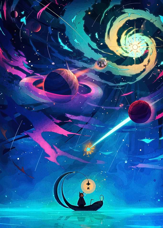 Cosmic Fishing Adventure