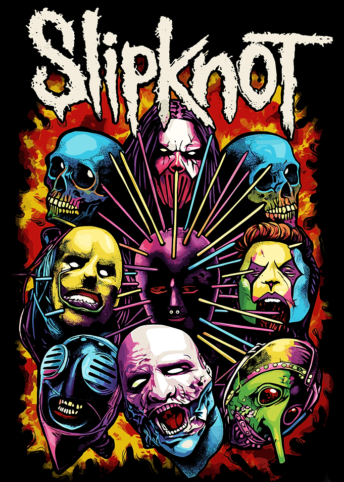 Slipknot Band Masks and Skulls