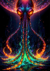 Cosmic Octopus Rising