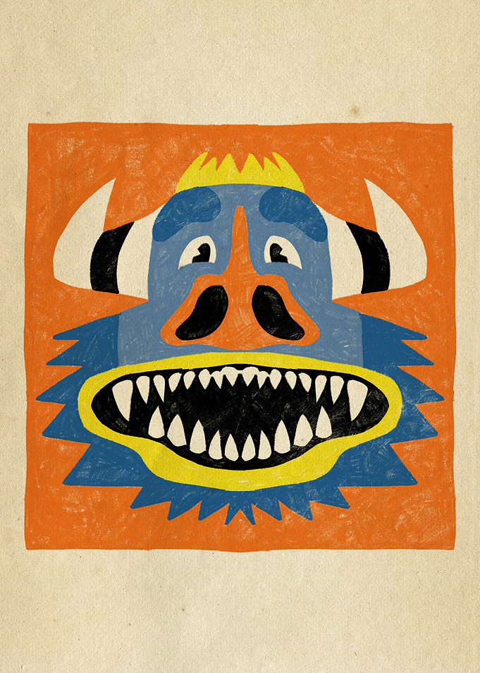 Dancing Diablitos - Monster Face Illustrations