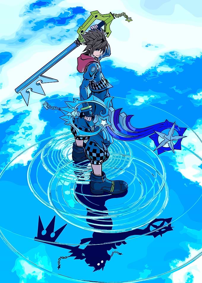 Kingdom Hearts Sora Digital Art