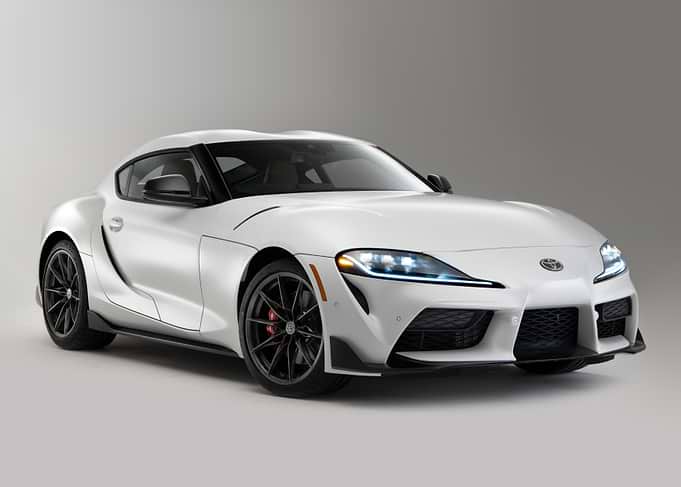 White Toyota Supra Car