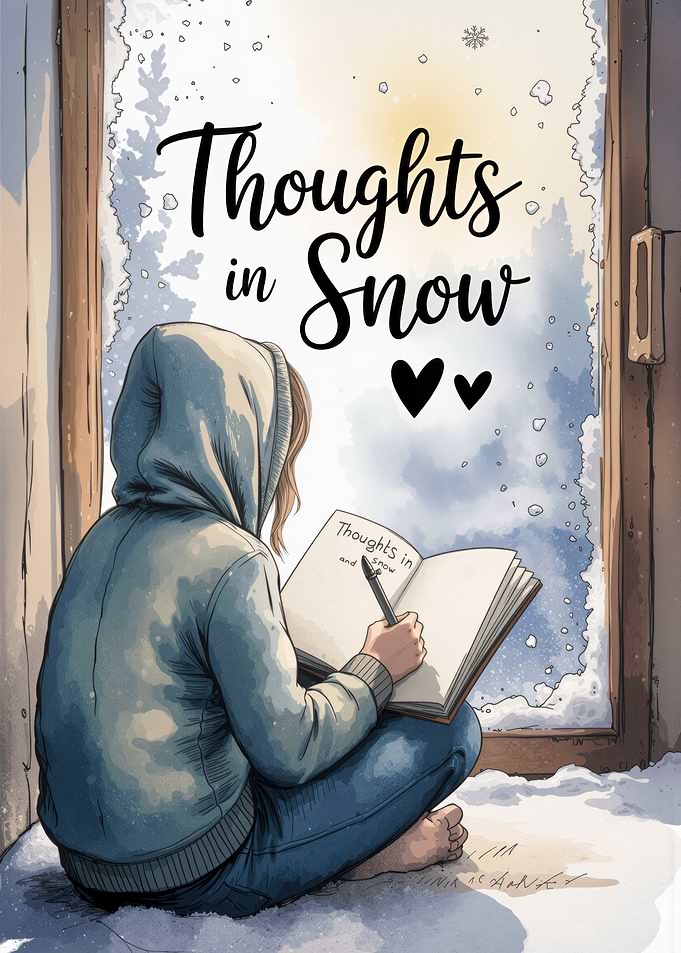 Thoughts in Snow: Winter Journaling Scene
