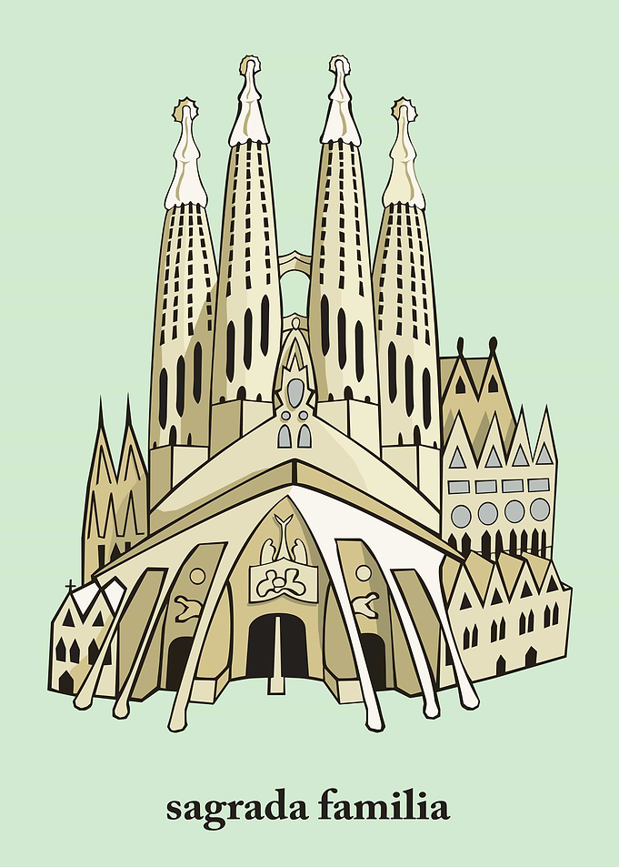 Sagrada Familia Illustration