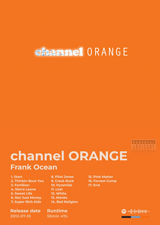 Frank Ocean - Channel Orange Album