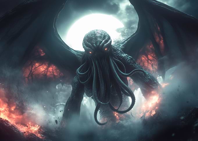 Moonrise of Great Cthulhu