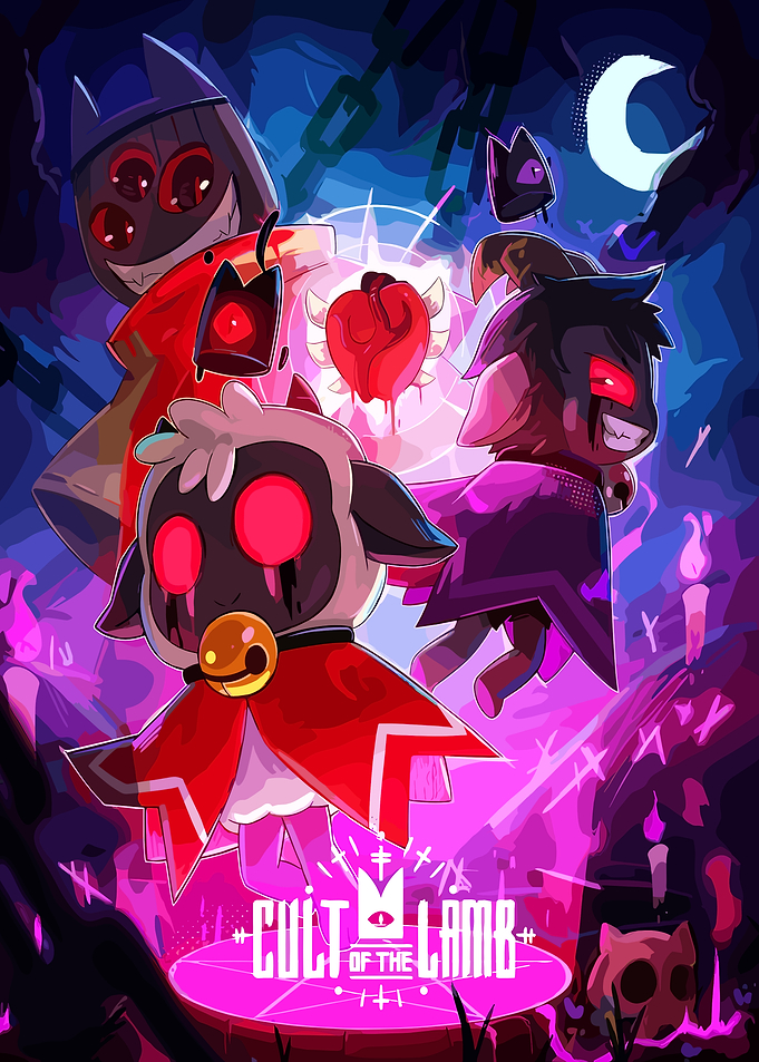 Cult of the Lamb Game Poster
