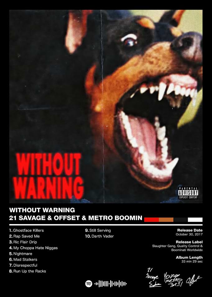 21 Savage & Offset & Metro Boomin - Without Warning
