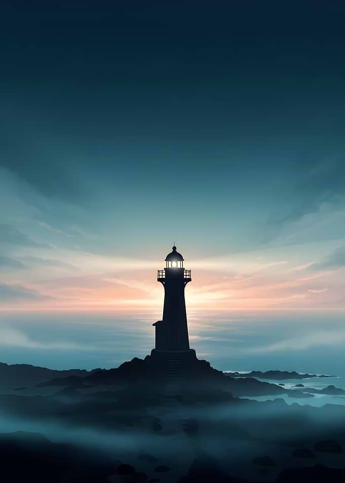 Lighthouse at Dusk